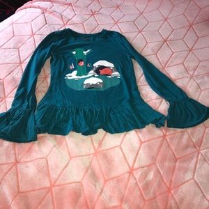 Long sleeve winter themed shirt